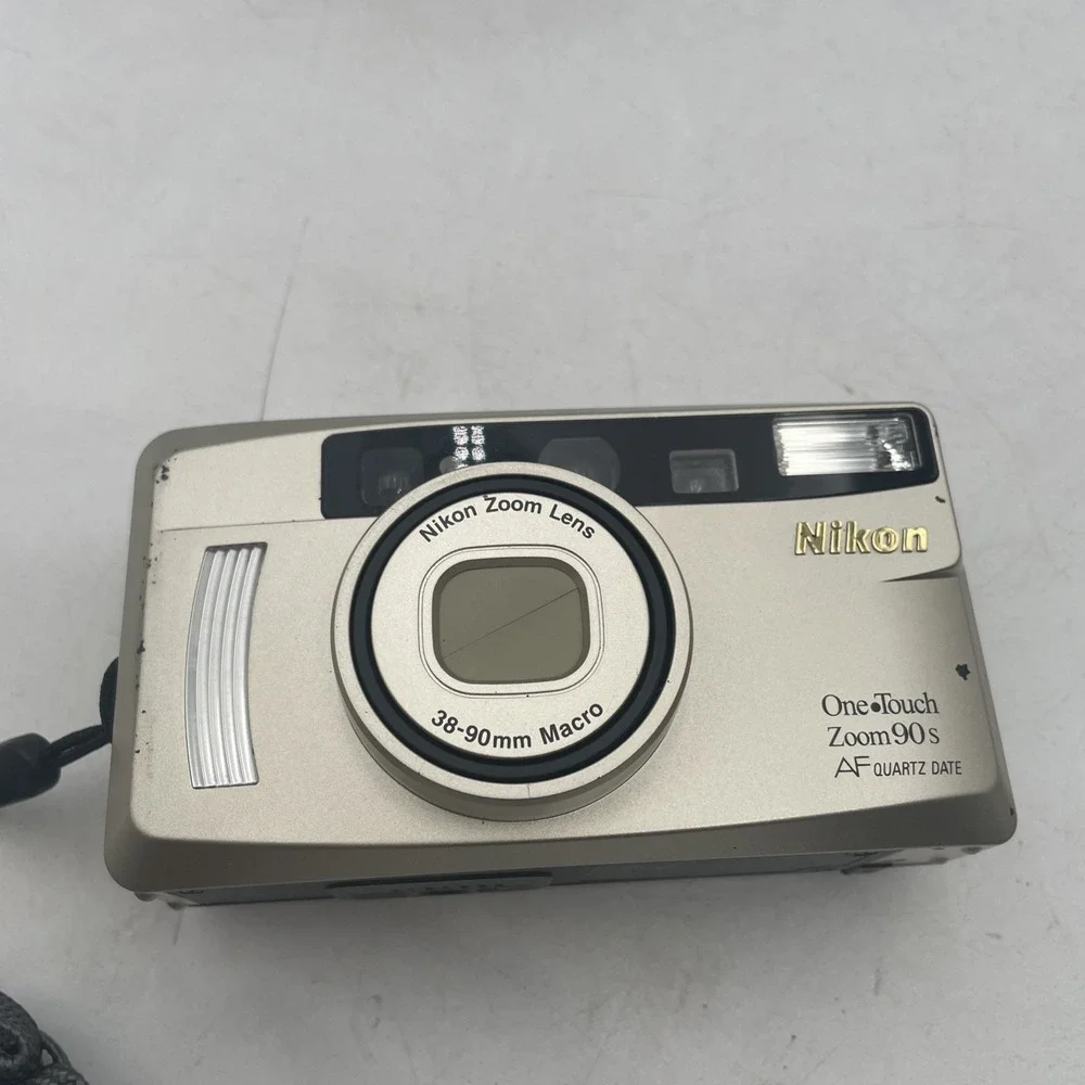 Nikon One Touch Zoom 90s AF Quar\tz Date Point & Shoot Film Camera -TESTED